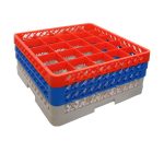 Genware 25 Comp Glass Rack With 3 Extenders