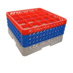 Genware 25 Comp Glass Rack With 4 Extenders