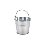 Galvanised Steel Serving Bucket 10cm Dia