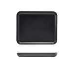 GenWare Melamine Black Jute Platter GN 1/2