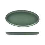 GenWare Melamine Green Jute Oval Dish 47.5 x 23.8 x 3.5cm