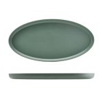 GenWare Melamine Green Jute Oval Dish 55 x 27.5 x 3.5cm