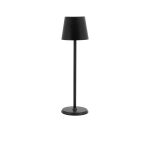 Feline LED Cordless Table Lamp Black 38cm