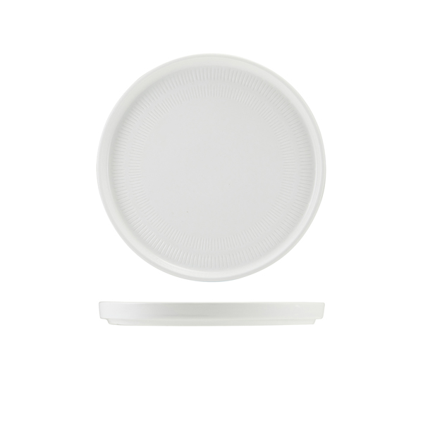 TH_LP-ISL20 Incise Porcelain Solara Presentation Plate 20cm - Image 1