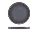 GenWare Kava Dark Grey Stoneware Presentation Plate 25cm