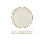 GenWare Kava White Stoneware Presentation Plate 18cm