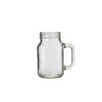 Genware Glass Mason Jar 50cl/ 17.5oz