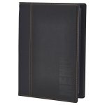 Contemporary A5 Menu Holder Black 4 Pages