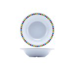 GenWare Melamine Coloured Circles Oatmeal Bowl 15.2cm/ 6"