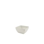 GenWare Melamine White Curved Square Bowl 10.5cm