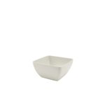 GenWare Melamine White Curved Square Bowl 15cm