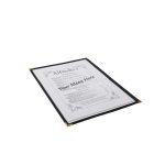 American Style Clear Menu Holder - 1 Page
