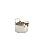 Mini Hammered St/St Casserole Dish 9.2 x 5cm