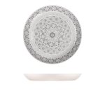 White Marrakesh Melamine Bowl 38 x 4.5cm
