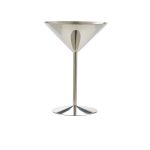 Stainless Steel Martini Glass 22cl/ 7.7oz