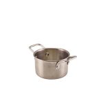 GenWare Mini Stainless Steel Casserole Dish 10 x 5.8cm