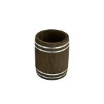 Miniature Wooden Barrel 11.5Dia x 13.5cm