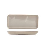 Antigo Porcelain Cinza Narrow Rectangular Platter 27 x 12.5cm