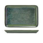 Terra Porcelain Aqua Green Rectangular Platter 30 x 20cm