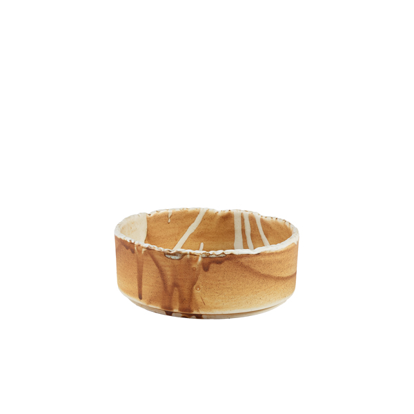 TH_PB-RKS13 Roko Porcelain Sand Presentation Bowl 13cm - Image 1