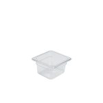 1/6 -Polycarbonate GN Pan 100mm Clear