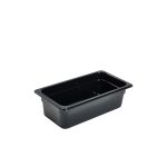 1/3 -Polycarbonate GN Pan 100mm Black