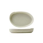 Kozo Porcelain Shiro Oval Plate 23cm