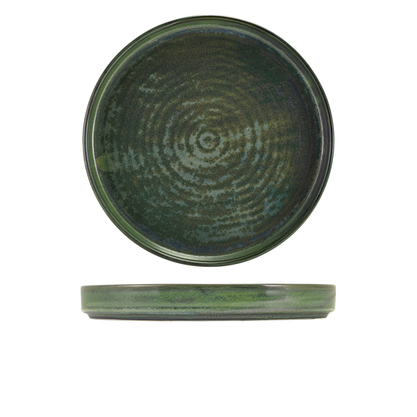 TH_PR-PAG26 Terra Porcelain Aqua Green Presentation Plate 26cm - Image 1
