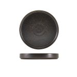 Terra Porcelain Black Presentation Plate 18cm