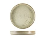 Terra Porcelain Matt Grey Presentation Plate 20.5cm