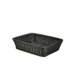 Polywicker Display Basket Black 36.5 x 29 x 9cm