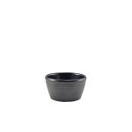 GenWare Melamine Matt Black Ripple Ramekin 56ml/ 2oz