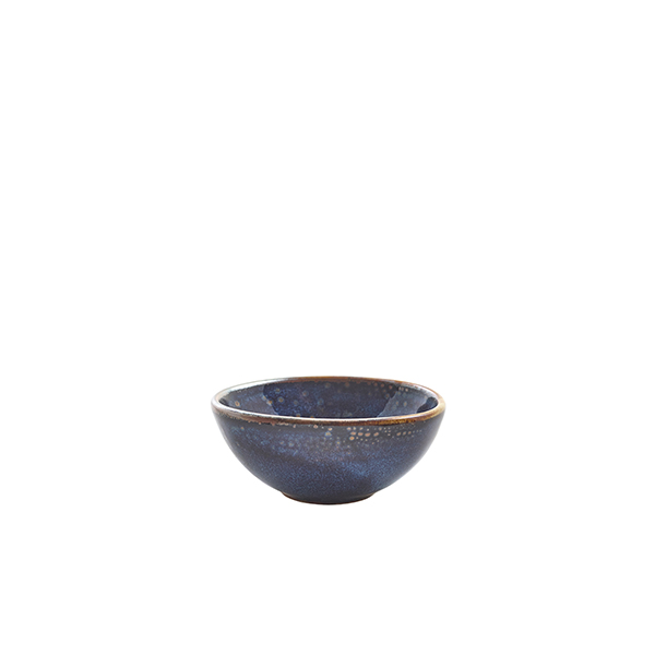 TH_RAM-PBLG3 Terra Porcelain Aqua Blue Organic Ramekin 85ml/ 3oz - Image 1