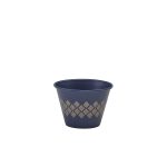 GenWare Metallic Blue Diamond Ramekin 71ml/ 2.5oz
