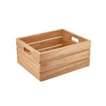 Genware FSC 100% Hevea Wood Box/ Riser GN 1/2
