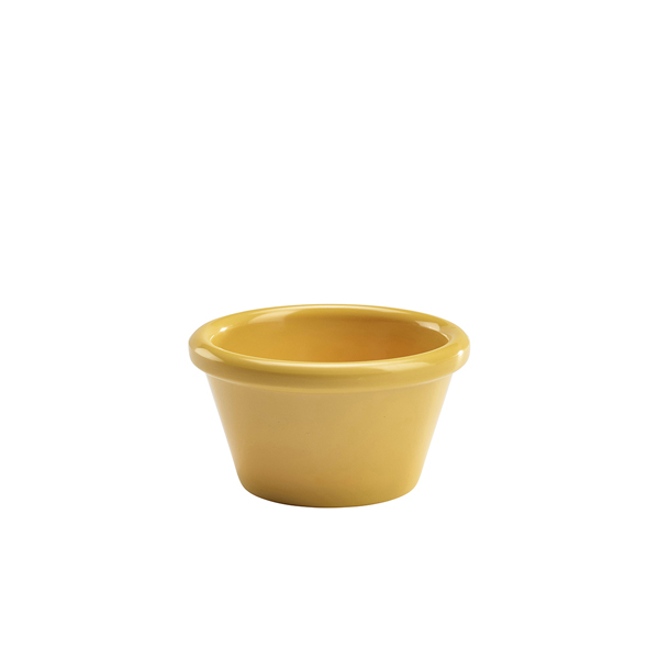 TH_S280-22 GenWare Melamine Yellow Smooth Ramekin 85ml/ 3oz - Image 1
