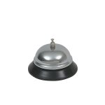 Genware Chrome Plated Service Bell 3 1/2" Dia