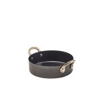 GenWare Black Vintage Steel Mini Casserole Dish 12.25 x 3.5cm