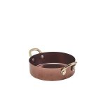 GenWare Copper Vintage Steel Mini Casserole Dish 12.25 x 3.5cm