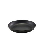 GenWare Black Vintage Steel Coupe Plate 24cm