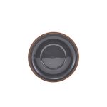 GenWare Kava Dark Grey Stoneware Saucer 16cm