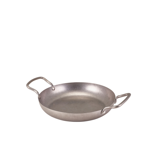 TH_SDPP22V GenWare Vintage Steel Deep Paella Pan 22cm - Image 1