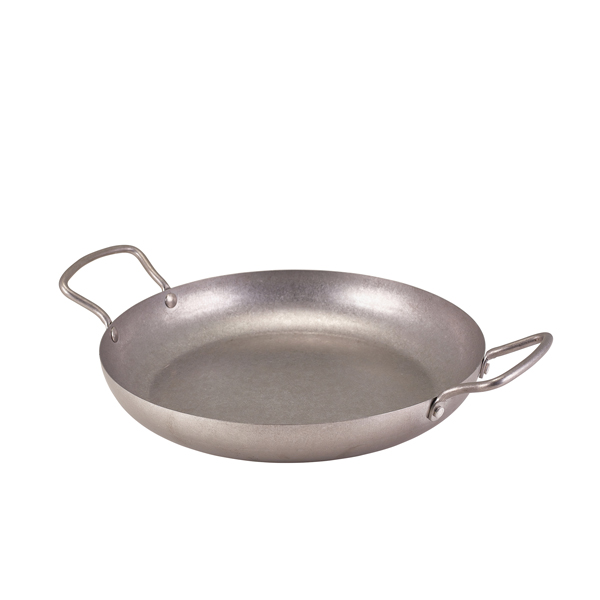 TH_SDPP28V GenWare Vintage Steel Deep Paella Pan 28cm - Image 1