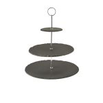 Genware Slate 3-Tier Cake Stand 12/25/30cm