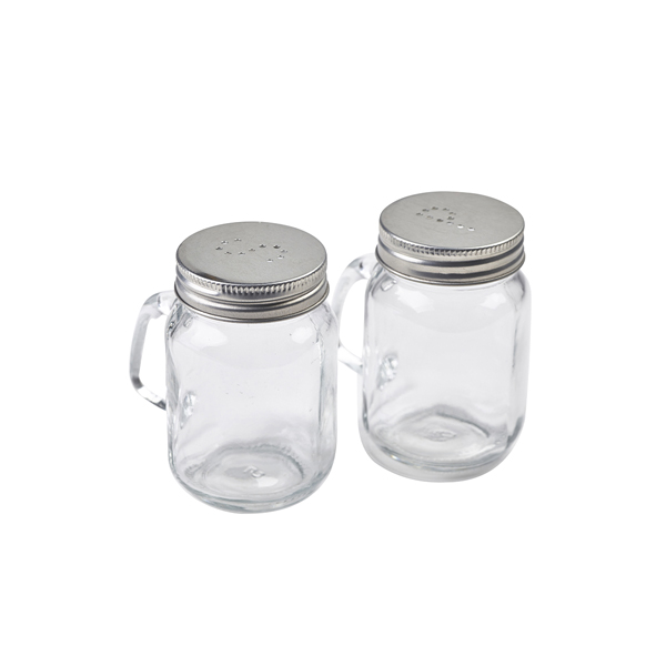 TH_SPMAS Mason Jar Salt & Pepper Shaker Set - Image 1