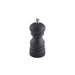 Genware Salt Or Pepper Grinder Matt Black 12.7cm