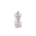 White Wash Salt/ Pepper Grinder 10cm
