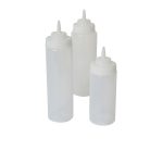 Squeeze Bottle Wide Neck Clear 24oz/ 71cl
