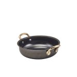GenWare Black Vintage Steel Round Dish 15.5 x 4cm