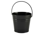 Stainless Steel Serving Bucket 16cm Dia Black
